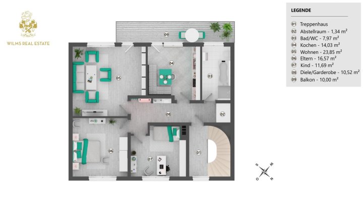 5,8 % Mietrendite! Kapitalanleger, Mehrgenerationen-Wohnen und Eigennutzer aufgepasst!