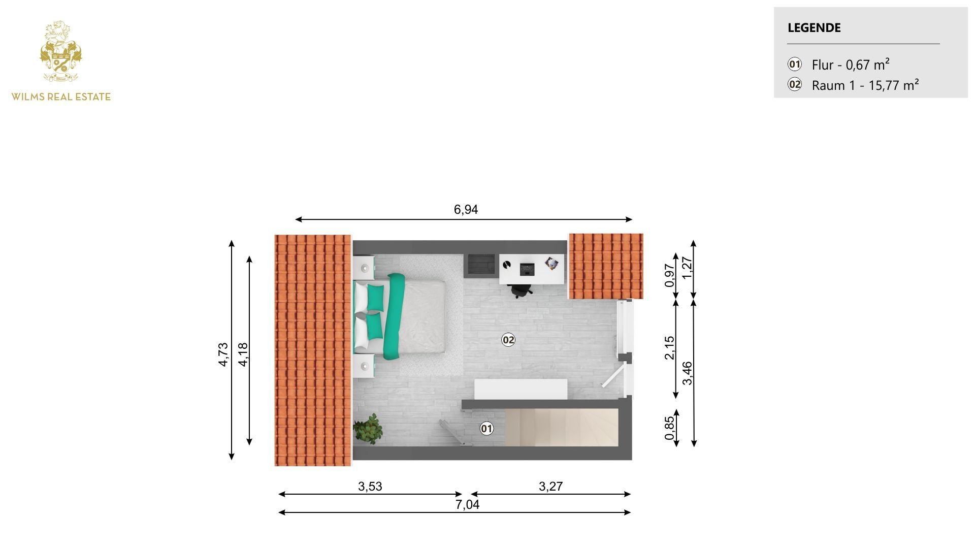 Grundriss Dachgeschoss
