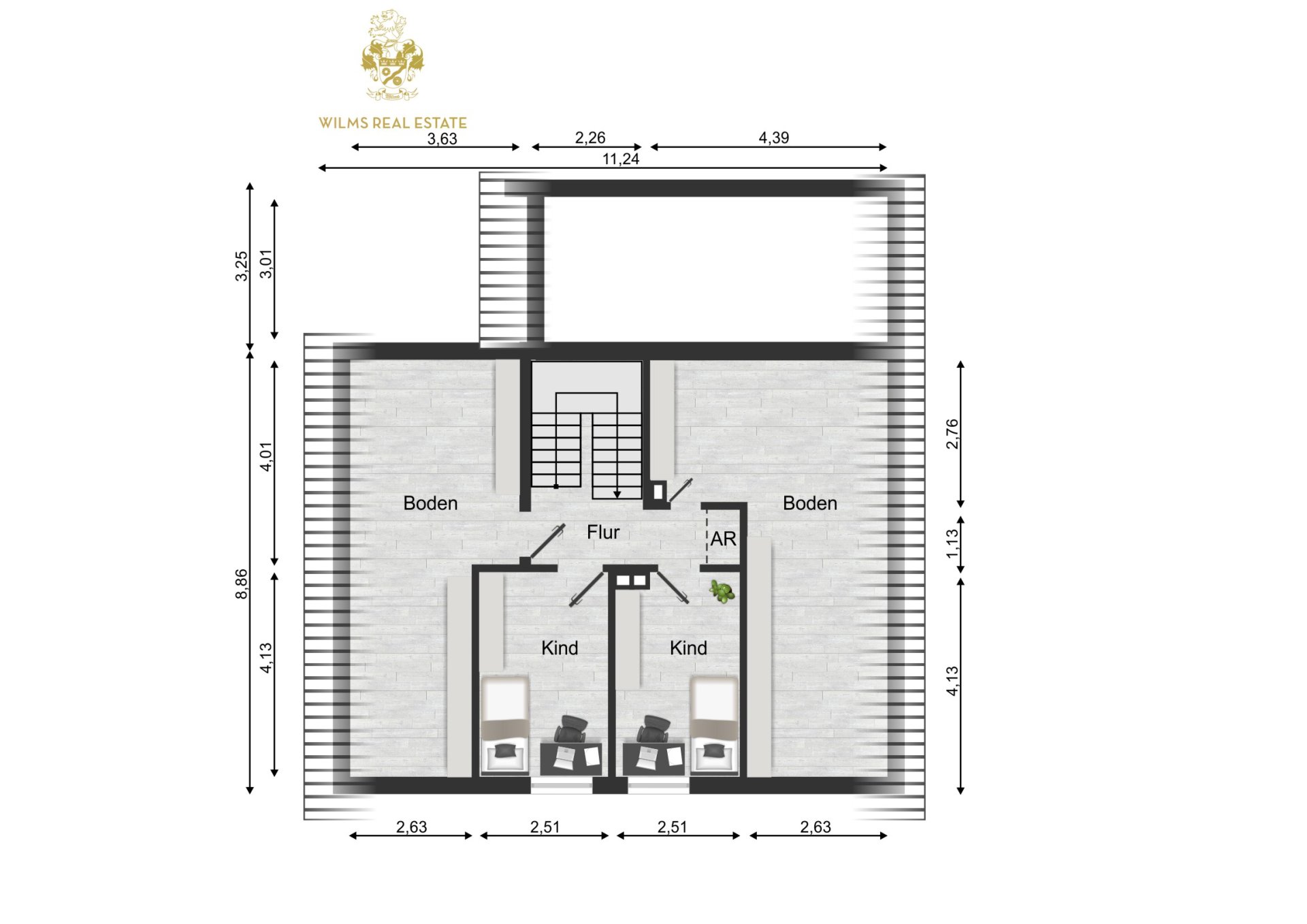 Grundriss Dachgeschoss