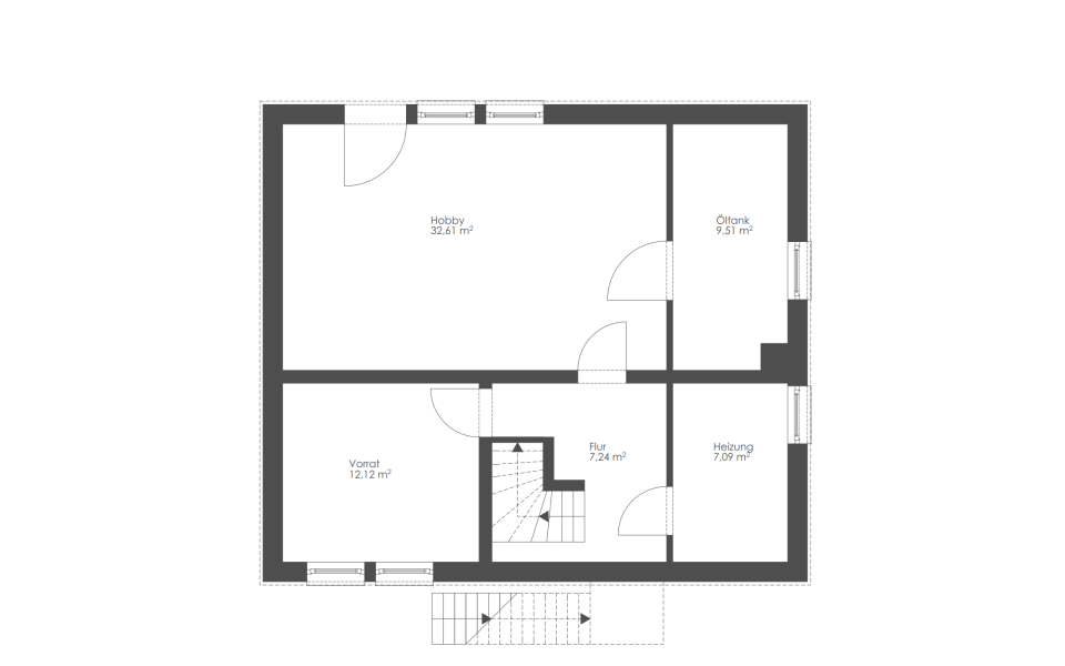 Grundriss Kellergeschoss